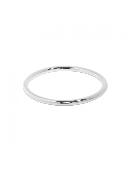 Minimalist 4.2mm S990 Sterling Silver Bangle