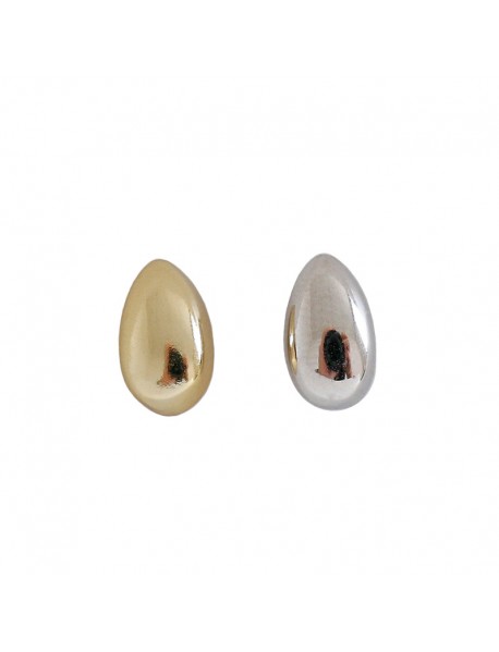 Simple Water Drop Geometry 925 Sterling Silver Stud Earrings