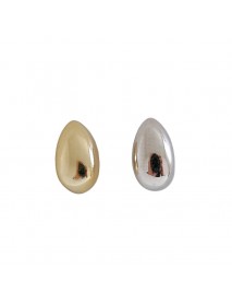Simple Water Drop Geometry 925 Sterling Silver Stud Earrings