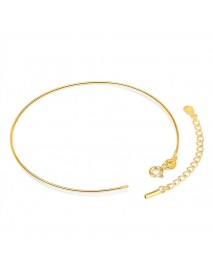 Simple Screw Spiral 925 Sterling Silver Bracelet