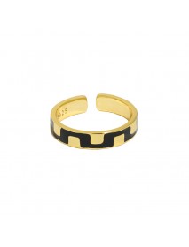 2022 New Irregular Wave 925 Sterling Silver Adjustable Ring