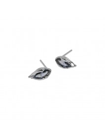 Mini Blue Waterdrop CZ 925 Sterling Silver Stud Earrings