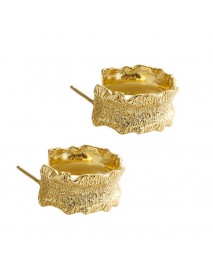 Hote Wide Wave 925 Sterling Silver Hoop Earrings