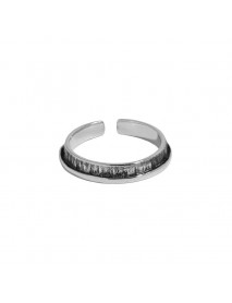 Vintage Texture 925 Sterling Silver Adjustable Ring