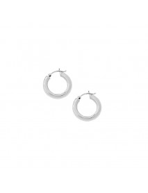 Minimalism Geometry Mini Circles 925 Sterling Silver Huggie Hoop Earrings