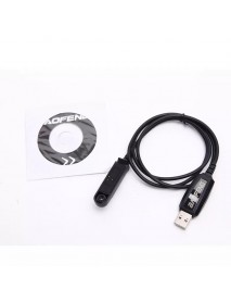 2Pcs BAOFENG UV-9RBF-A58 USB Programming Cable Waterproof for BAOFENG UV-XR UV 9R BF A58 Walkie Talkie with CD Driver