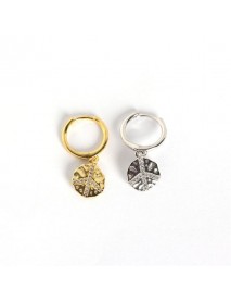 Fashion CZ Louts Leaf 925 Sterling Silver Leverback Earrings