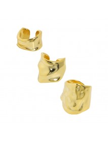 Holiday Irregular River 925 Sterling Silver Non-Pierced Earring(Single)