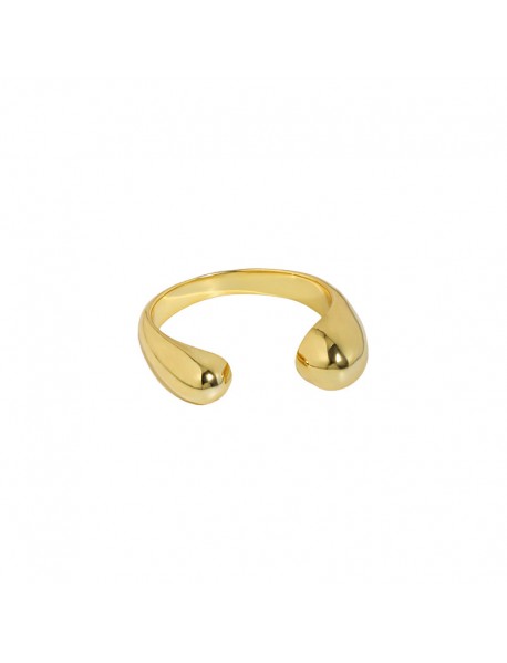 Minimalism Waterdrop 925 Sterling Silver Adjustable Ring
