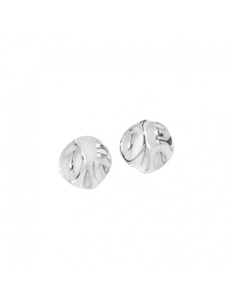 New Irregular Round 925 Sterling Silver Stud Earrings