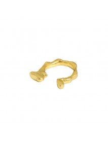 Modern Irregular 925 Sterling Silver Adjustable Ring
