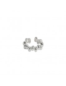 Fashion Beads 925 Sterling Silver Non-Pierced Earrings