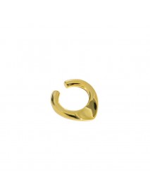Simple Irregular 925 Sterling Silver Non-Pierced Earring(Single)