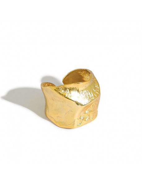 Irregular 925 Sterling Silver Adjustable Ring