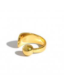 Minimalism Beads 925 Sterling Silver Adjustable Ring