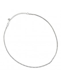 Simple Snake Chain 925 Sterling Silver Necklace