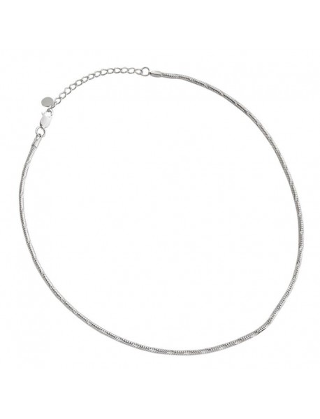 Simple Snake Chain 925 Sterling Silver Necklace