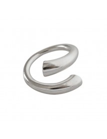 Minimalism Matte 925 Sterling Silver Adjustable Ring