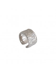 Fashion Irregular Circle 925 Sterling Silver Non-Pierced Earring (Single)