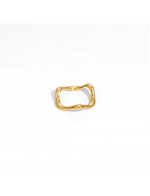 Irregular Wave 925 Sterling Silver Ring