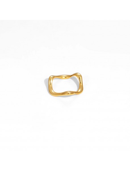 Irregular Wave 925 Sterling Silver Ring