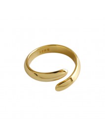 Simple Miss 925 Sterling Silver Adjustable Ring