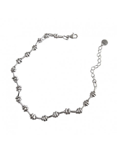 Honey Moon Lover Beads 925 Sterling Silver Promise Bracelet