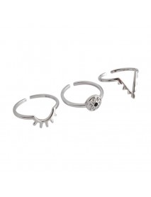 Fashion 925 Sterling Silver Adjustable Ring