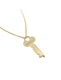 Fashion INSPIRE Letter Key 925 Sterling Silver Necklace