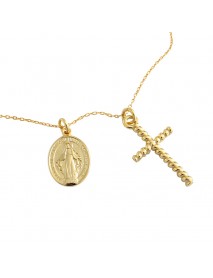 Fashion Twisted Cross Tag 925 Sterling Silver Pendant