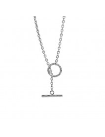 Holiday OT Buckle 925 Sterling Silver Chain Necklace