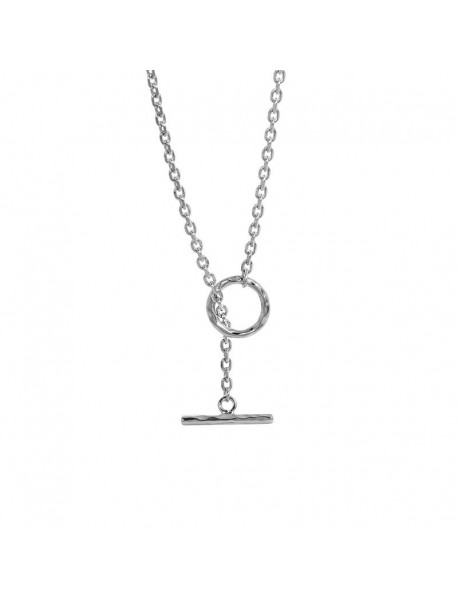 Holiday OT Buckle 925 Sterling Silver Chain Necklace