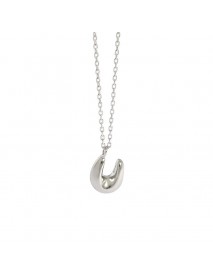 Gift U Shape 925 Sterling Silver Necklace
