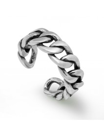 Vintage Chain Adjustable 925 Sterling Silver Ring