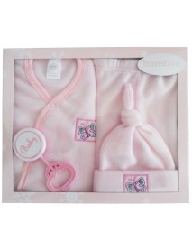 Bambini 4 Piece Fleece Set - Pink