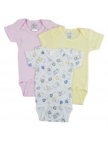 Bambini Short Sleeve One Piece 3 Pack