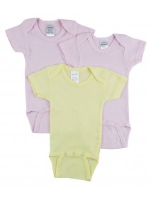 Bambini Short Sleeve One Piece 3 Pack