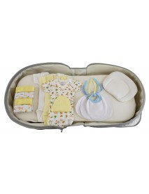 Unisex 12 pc Baby Clothing Starter Set with Diaper Bag