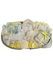 Unisex 80 pc Baby Clothing Starter Set with Diaper Bag