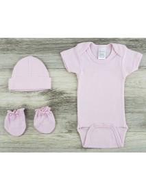 3 Pc Layette Baby Clothes Set