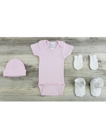 5 Pc Layette Baby Clothes Set