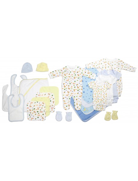Newborn Baby Boy 21 Pc Layette Baby Shower Gift Set