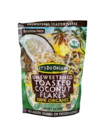 Let's Do Organics Organic Toasted Coconut Flakes (12x7 OZ)