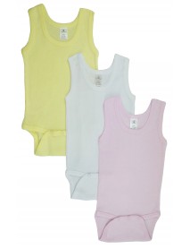 Girls Tank Top Onezies (Pack of 3)