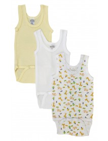 Unisex Baby 3 Pc Onezies and Tank Tops