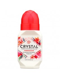 Crystal Essence Mineral Pomegranate Deodorant Roll-On (1x2.25 Oz)