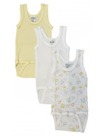 Unisex Baby 3 Pc Onezies and Tank Tops