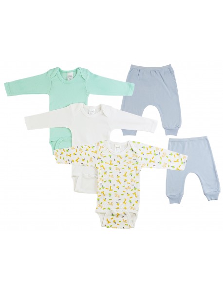 Infant Boys Long Sleeve Onezies and Joggers