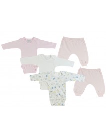 Infant Girls Long Sleeve Onezies and Joggers