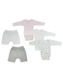 Infant Girls Long Sleeve Onezies and Pants